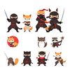 Animals like ninjas icon