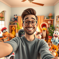 Animated Selfie Moment