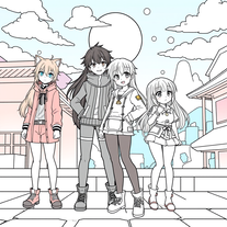 Anime Colouring Pages