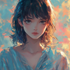 Anime girlfriend hub icon