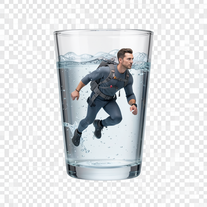 Ascent Through the Silver Bubbles