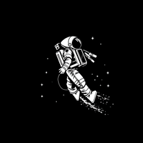 Astornaud eith mecanical wingpack tshirt design