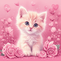 Baby cat pink
