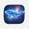 Bioluminescent Space Whale icon