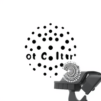 black and white logo Design "Dot Culture"