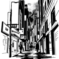 Black and White - Miller style - comic cool