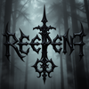 black metal lettering &#039;&#039;REPENT&#039;&#039; icon