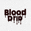 Blood Drip  letter text icon