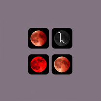 Blood moon for astrological