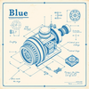 Blue prints icon