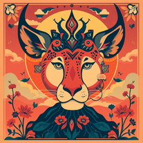 Bold Retrofolk Graphic