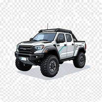 Futuristic Off Road Truck