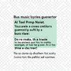 Bus music lyrics generator
