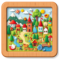 Cartoon Scrapbooking Collage