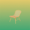 Cane chair design generator icon