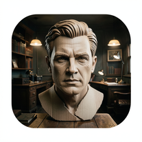 Cardboard Echo in the Detective’s Shadow