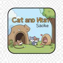 Cat and rat hide and seek game