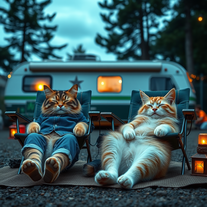 CAT CAMPING