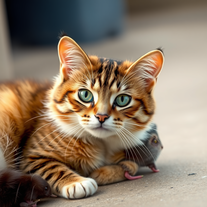 Cat cildhood friends meet