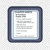 chapter writer icon
