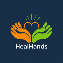 Charity Health Organization Company Name: HealHands logo gen