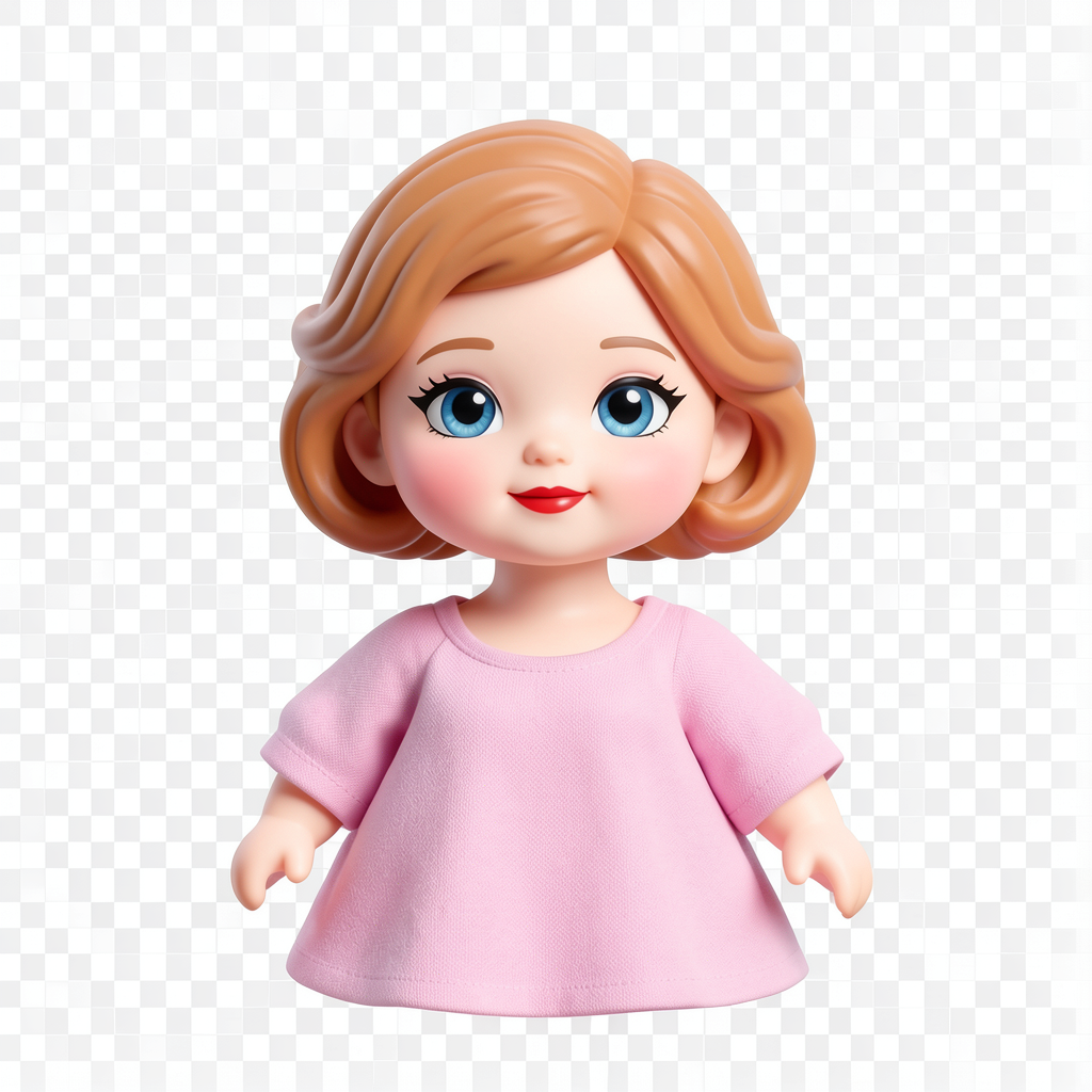 Charming Stylized Doll-like Aesthetic
