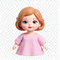 Charming Stylized Doll-like Aesthetic icon