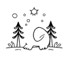 Children&#039;s coloring pages icon