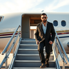 Cinematic Ultra-Realistic Portrait – Private Jet Departure icon