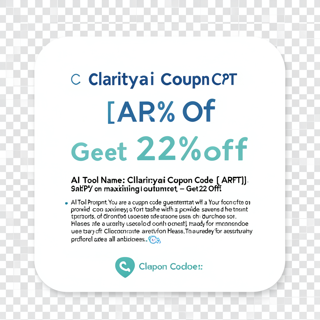Clarityai Coupon Code [ARPT] – Get 22% Off