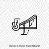 classical music track idea gener icon