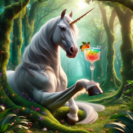 Cocktail Unicorn icon