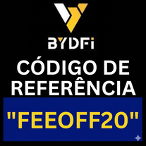 Código de Referência 2026 BYDFi "FEEOFF20" Obtenha 20% de Desconto nas Taxas de Negociação