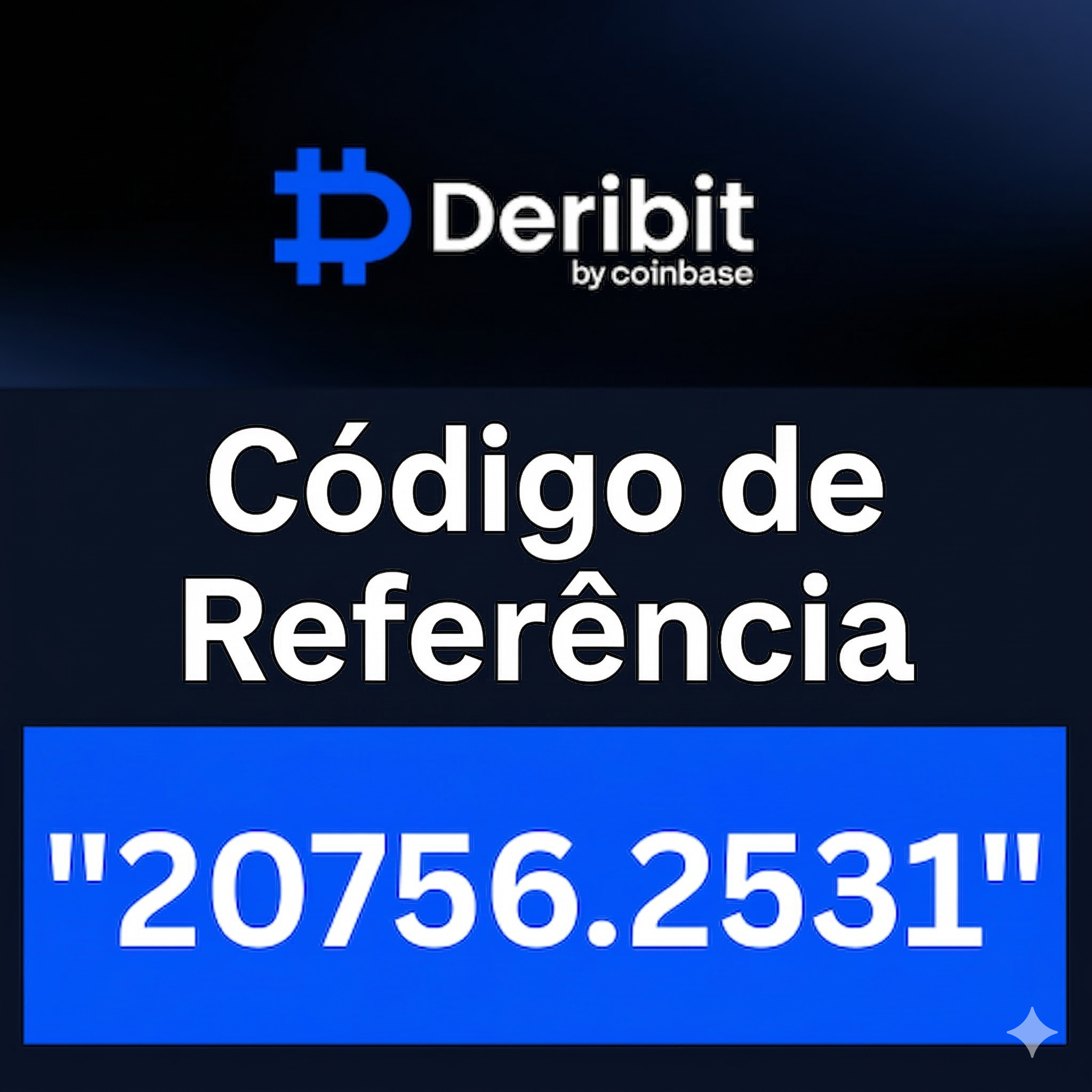 Código de Referência 2026 Deribit 