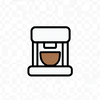 cofee machine idea generator icon
