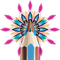 Colorful with Pencil Drawing icon