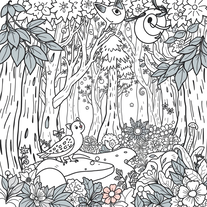 Coloring book generator