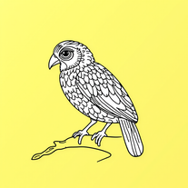 Coloring book page generator