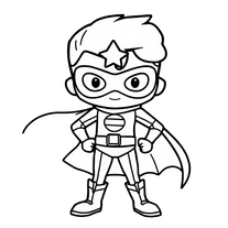 Coloring Book Superhero