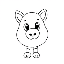 Coloring  picture for kids generator