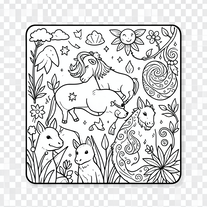 Colouring Book Generator
