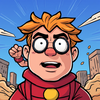 Comic book style image generator icon