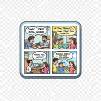 comic strip idea gener