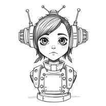 Concept Sketch in Hand-Drawn Designer Style