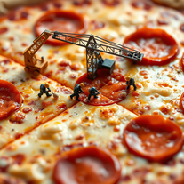 Construção de pizza