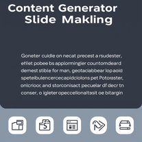 Content Generator Slide Making