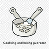 cooking and baking generator icon