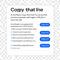 Copy that line
