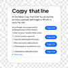 Copy that line icon
