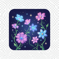 Cosmic Flower Garden